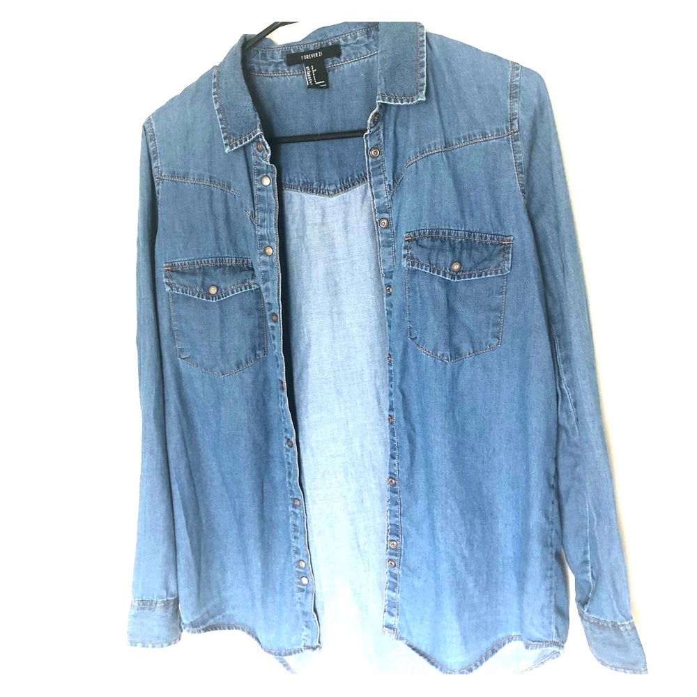 Snap Button Up Top
